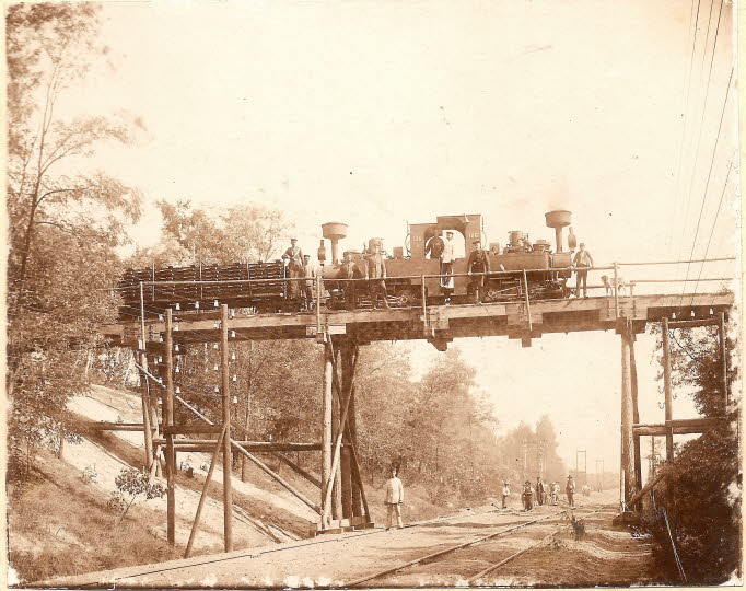 Brcke Anhalter Bahn bung Jnickendorf - Lohburg 1895